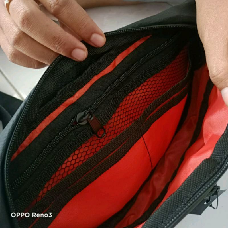 Erigo Waist Bag Pria Waterproof Anti Air Tas Selempang Pinggang Premium Murah