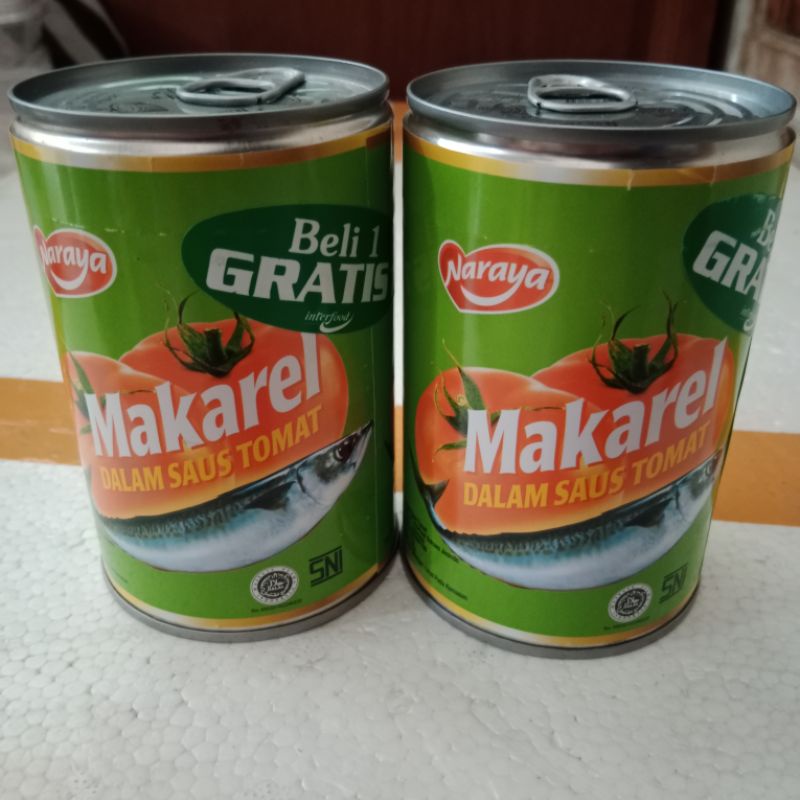 

NARAYA makarel 425gr beli 1 gratis 1