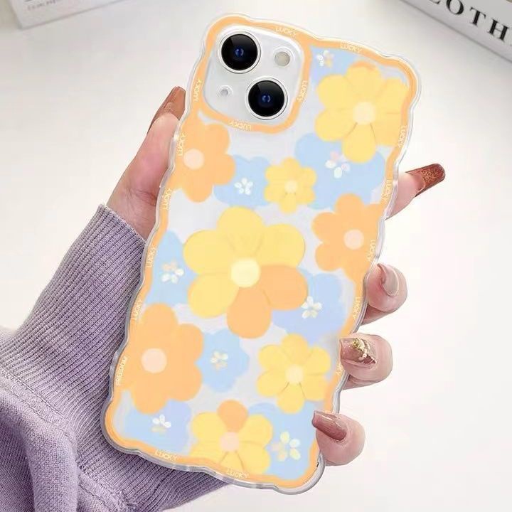 Soft Case Transparan Motif Bunga Untuk Iphone 13 Pro Max 12 11 XS XR X 8 7 6 6s Plus SE2020