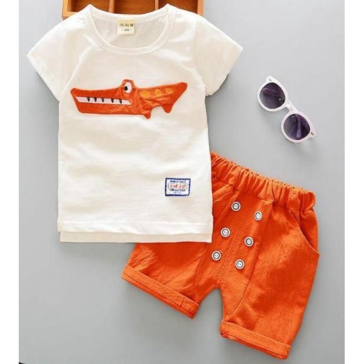 SETELAN ANAK TERBARU/SETELAN CROCODILE 1-5 TAHUN