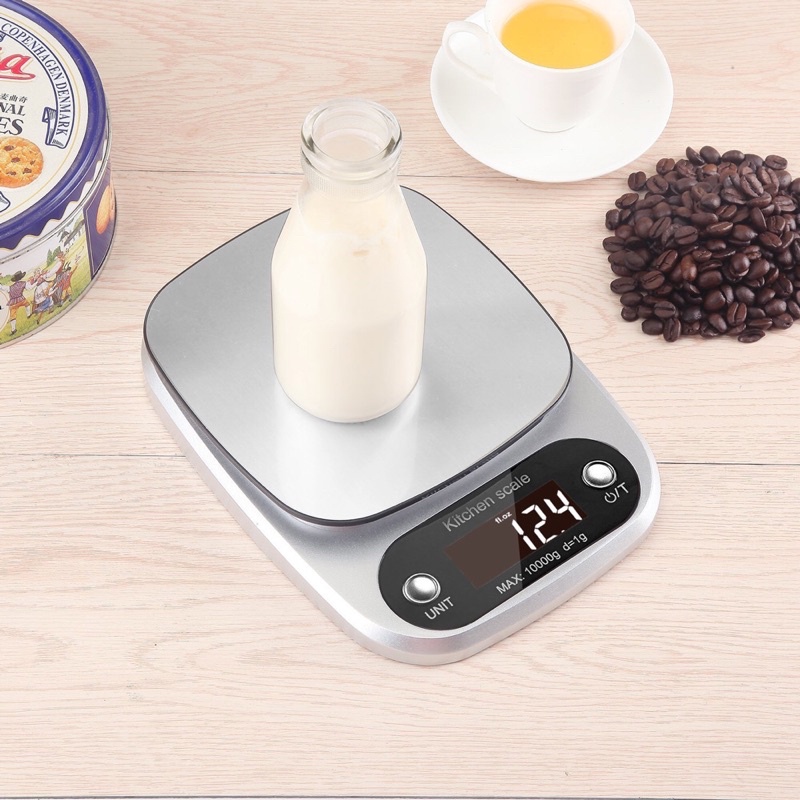 Taffware Digipounds Timbangan Dapur Digital Kitchen Scale 10kg 1g - Z2S - Silver