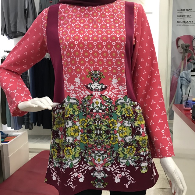 BAJU BUSANA ATASAN WANITA  ZAINA TUNIC 2 BY ZOYA