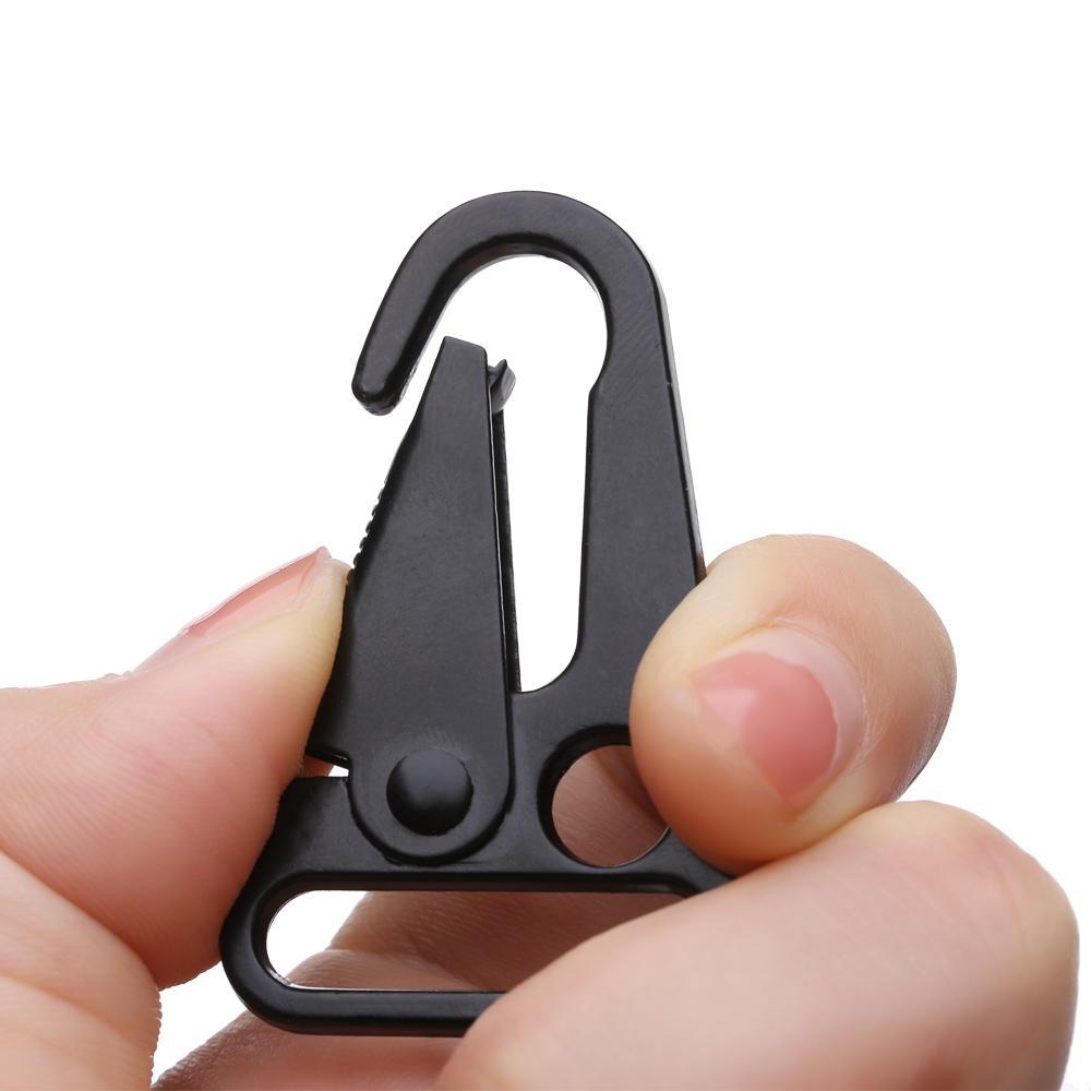 Wonder1 /2/5pcs Carabiner Zinc Alloy Ransel Travel Kit Aksesoris Luar Ruangan Klip Sabuk