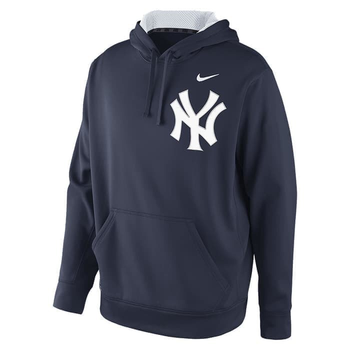 Jaket Hoodie Sweater Jumper NY New York Yankees Nike Jersey Futsal