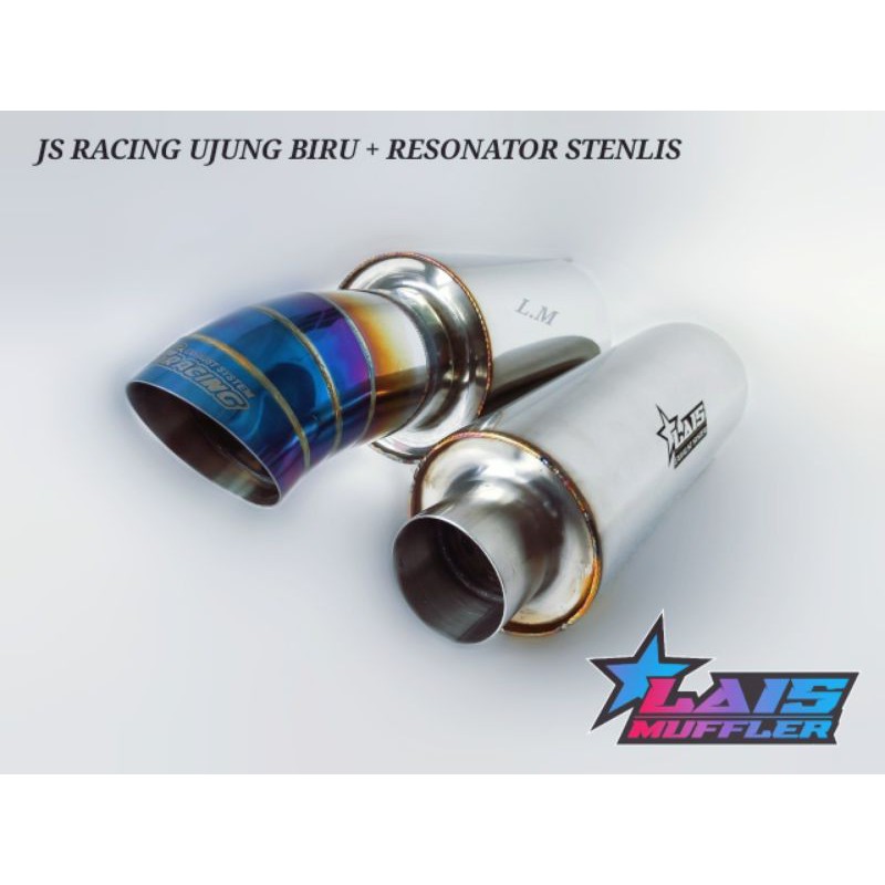 Knalpot Mobil JS racing dan Resonator
