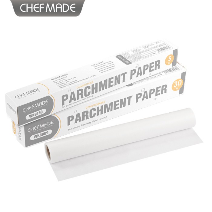 Chefmade Parchment paper WK9160 / baking paper/kertas alas panggang 5m/ kertas baking paper