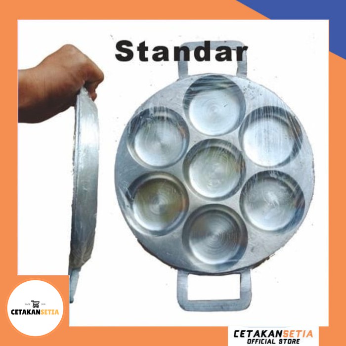 Cetakan Kue Lumpur 7 Lubang Standar | Cara Bikang | Martabak Mini EDDY