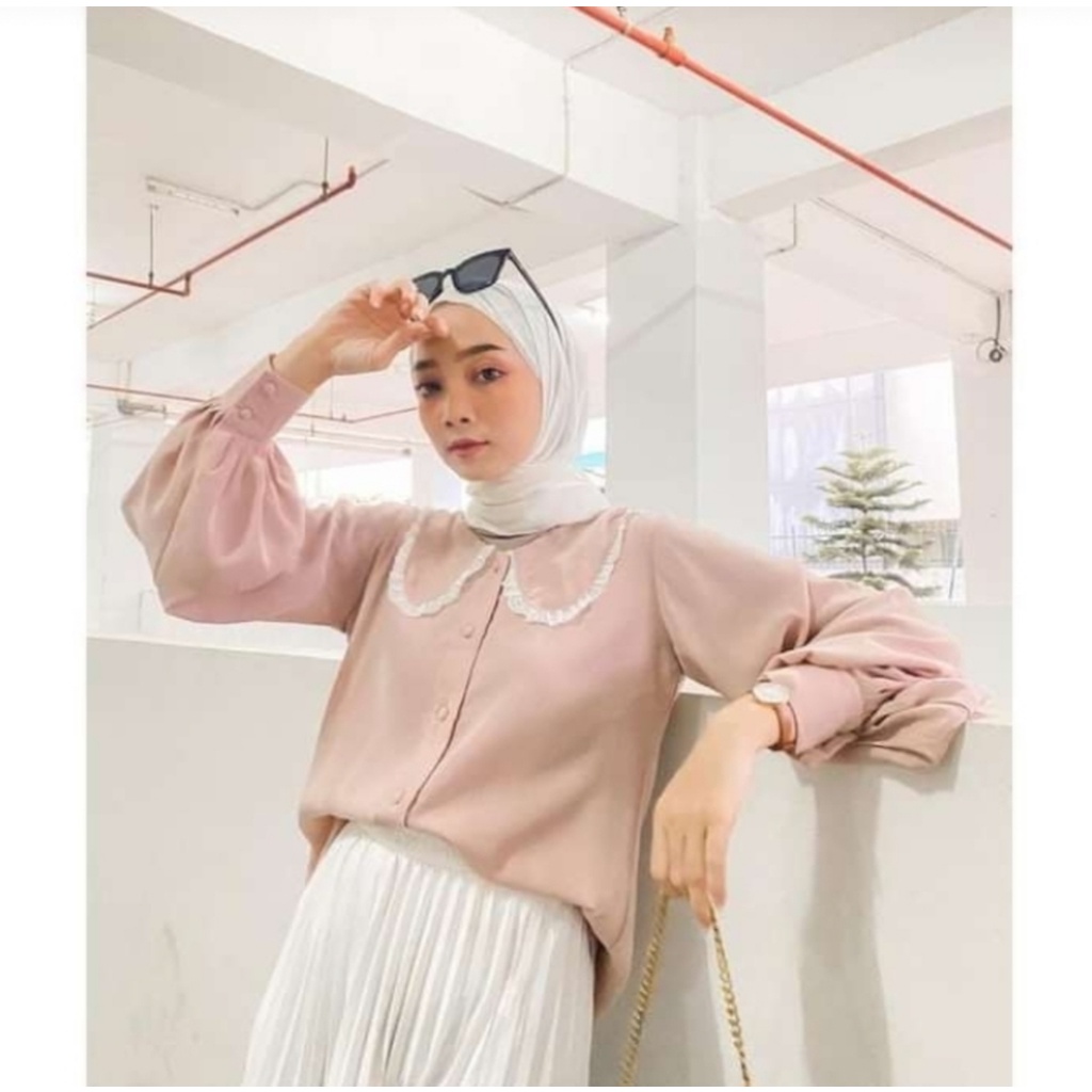 LISA BLUS | BLUS WANITA | BLOUSE WANITA KEKINIAN | ATASAN WANITA KEKINIAN | COD//Izdihaar_olshop