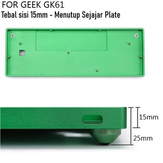 Jual Geek Gk61 Alumunium Case Mechanical Keyboard 60 - Case Keyboard
