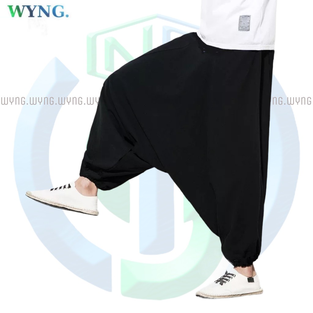Celana Jogger Hareem Sirwal Pants Longgar Korean Harem India Pantsuit Aladin Streetwear Aladdin Pria