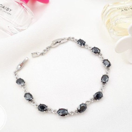 XUPING GELANG RANTAI SILVER BLACK 238