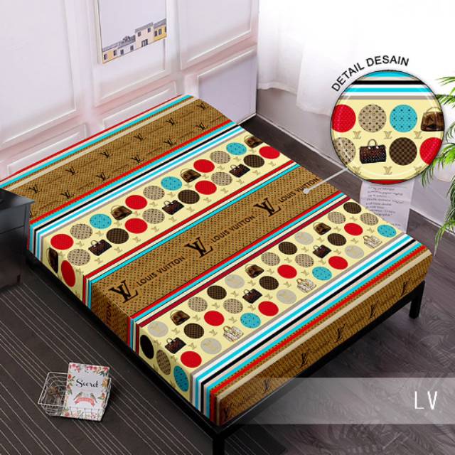 Sarung busa kasur merk Monalisa ukuran 180x200x15