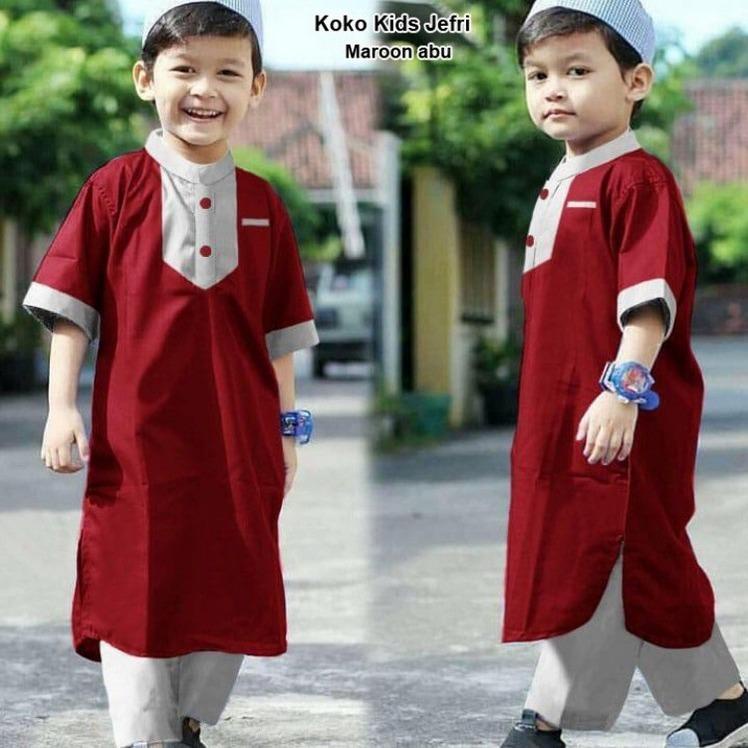 BEFAST - ZTL OOTD Baju Koko Anak JIHVA / SET ANAK KOKO JAFRI / Pakaian Anak Laki-Laki / Setelan Baju Kokoh / Baju Ngaji Anak Laki-Laki / Keluaran Terbaru 2022 / Fashion Muslim Anak Casual / Baju Kokoh Polos Terlaris