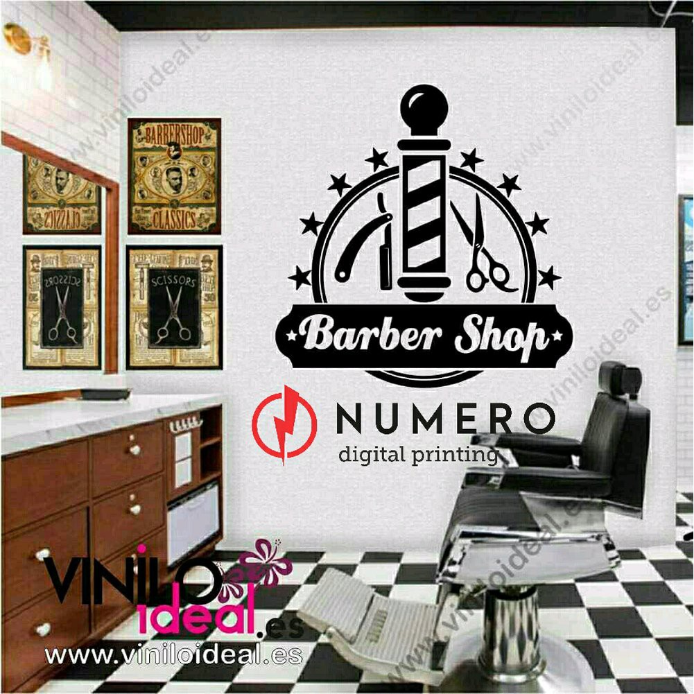 

cutting stiker BARBERSHOP ukuran 45 cm 26