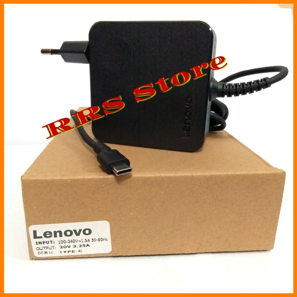 CASCASAN LENOVO TYPE C Adaptor Charger Laptop Lenovo Thinkpad L380 L480 L580 X270 X280 (USB C) ORI