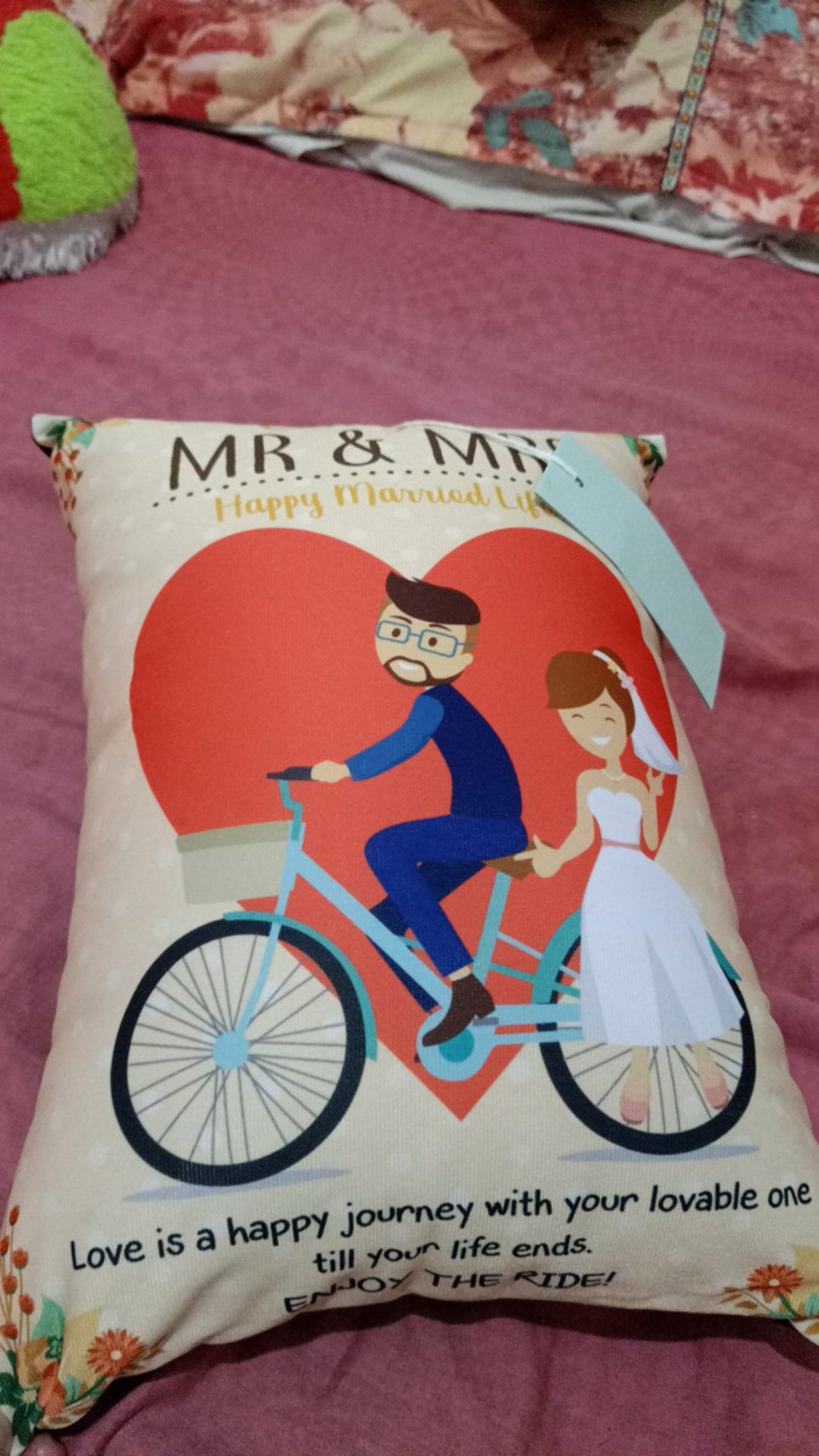 Kado Hadiah Pernikahan Tema Love Journey - 30x40cm