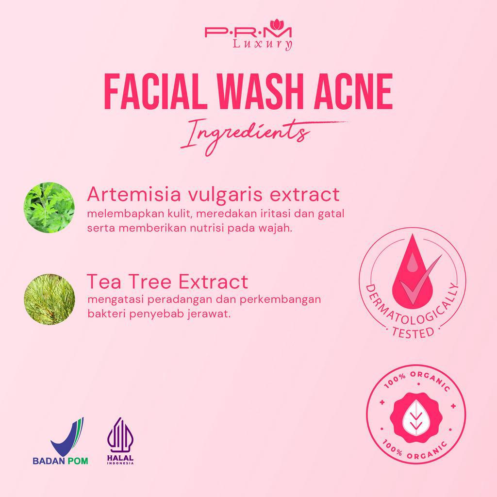 FACIAL WASH SERIES ACNE II GLOW LUXURY &amp; PRM LUXURY