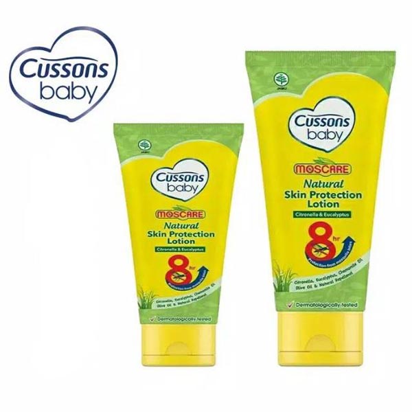 Cussons Baby Lotion Moscare Skin Protection - Losion Bayi Anti Nyamuk 50gr 100gr_Cerianti