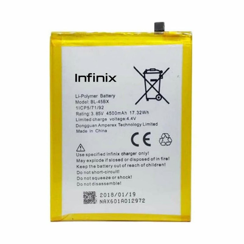 Battery Batre Baterai Infinix Note 3 - Note 3 Pro X601 BL-45BX BL45BX BL 45BX