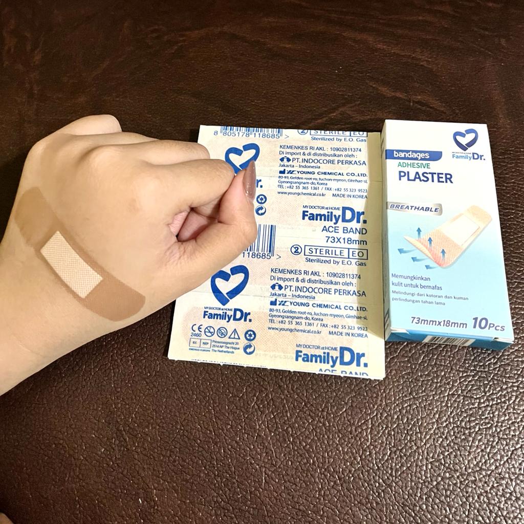 PLASTER LUKA TRANSPARAN FAMILY DR. / BANDAGES ADHESIVE PLASTER BREATHABLE