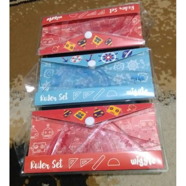 

Penggaris set wiggle 4 in 1