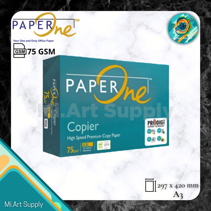 

Kertas HVS / Fotocopy A3 PAPER ONE 75 GSM