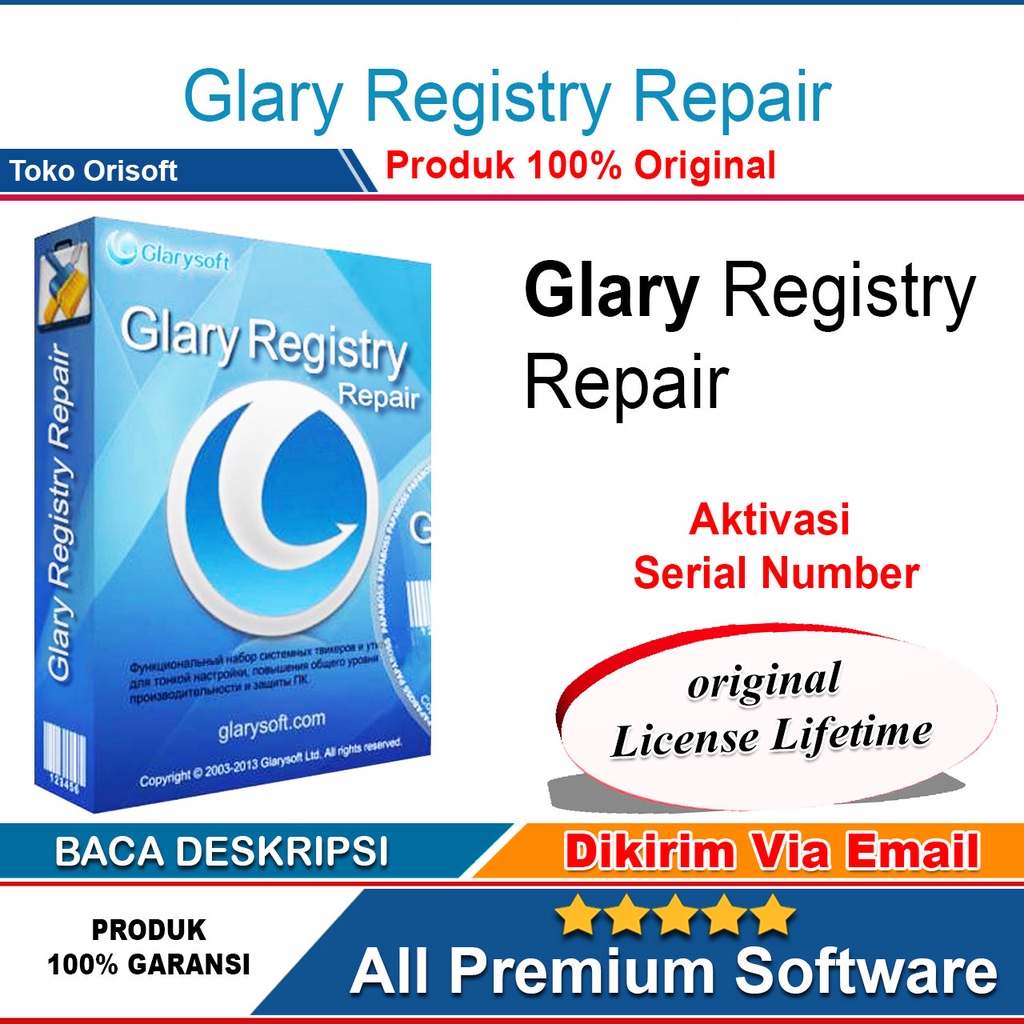 Glary Registry Repair Lisensi Original Full Version Life Time