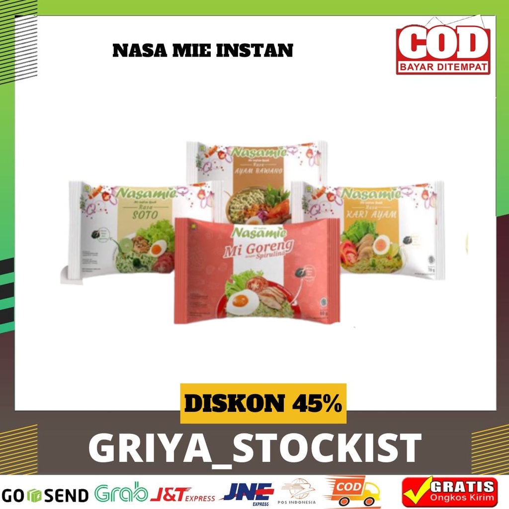 

NASA MIE Instan Bebas Msg Tanpa Pewarna Sintetis 1 pack isi 5 bungkus