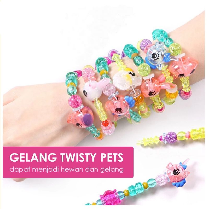 Gelang Unicorn Twisty Pets/Gelang Cantik/Gelang bisa berubah jadi Animal