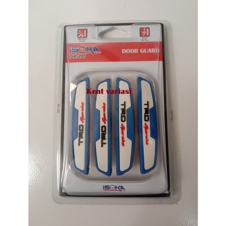 Door Guard Pelindung Pintu Mobil Trd Sportivo Biru Universal