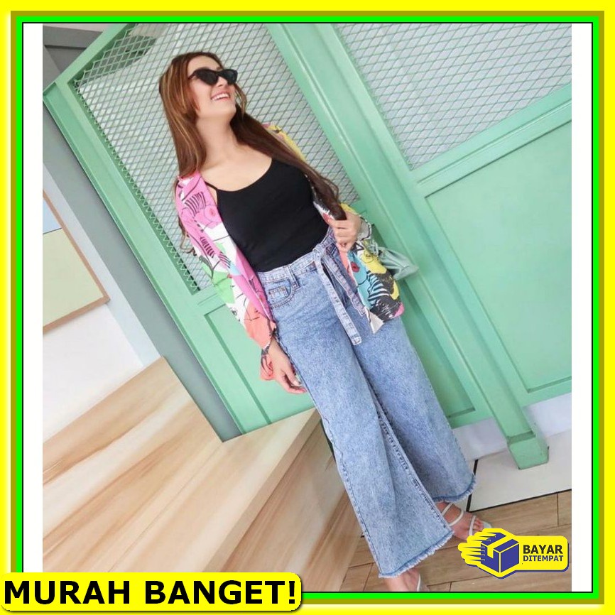 Celana Jeans Levis Robek Hw Skinny Pants Wanita Korea Clana Jins  AI996 Fwr - Celana Jeans Kulot R