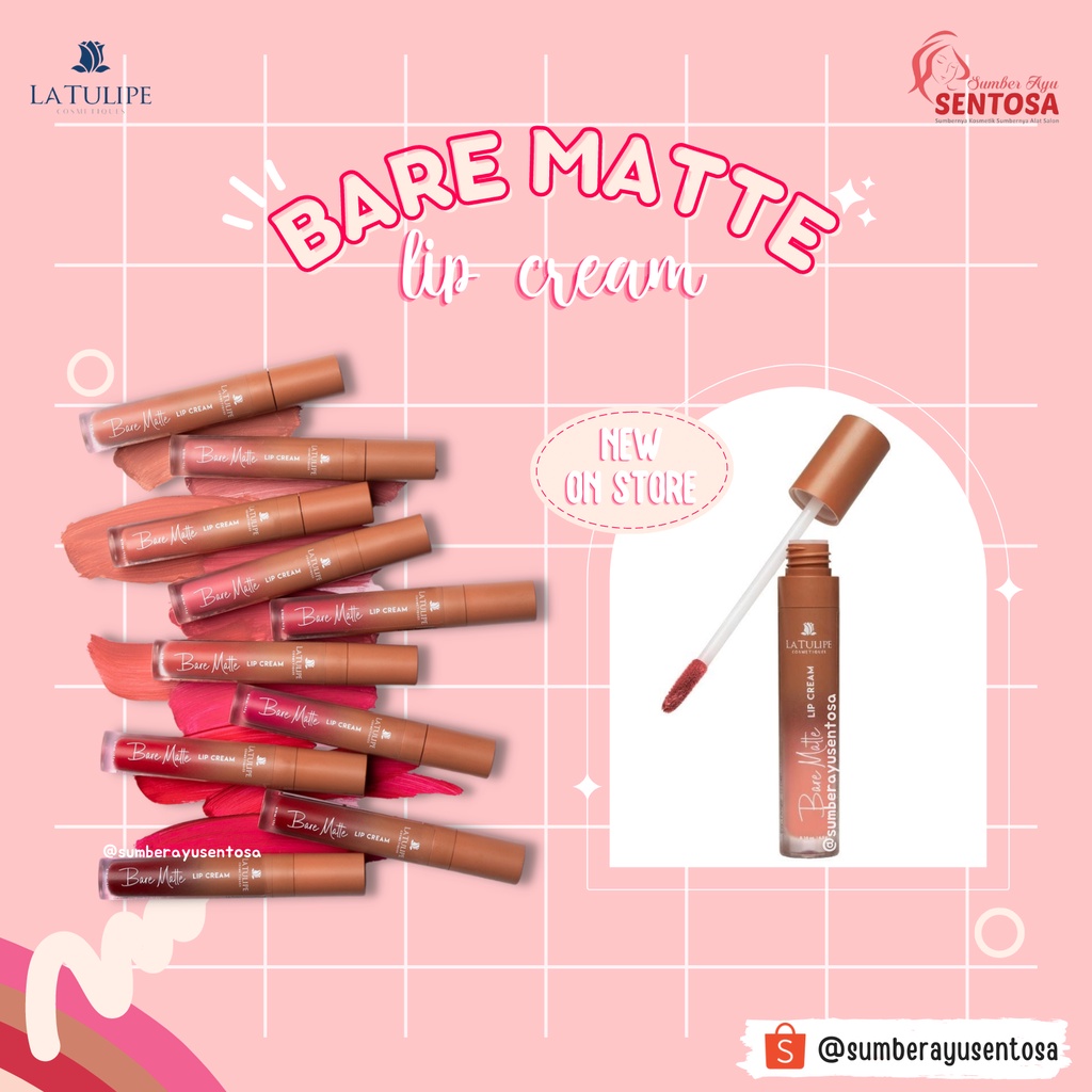 LA TULIPE BARE MATTE LIP CREAM 4,5GR