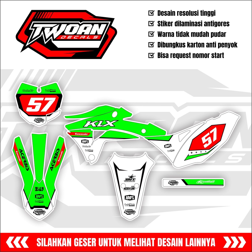 Decal KLX Gordon grafis 004