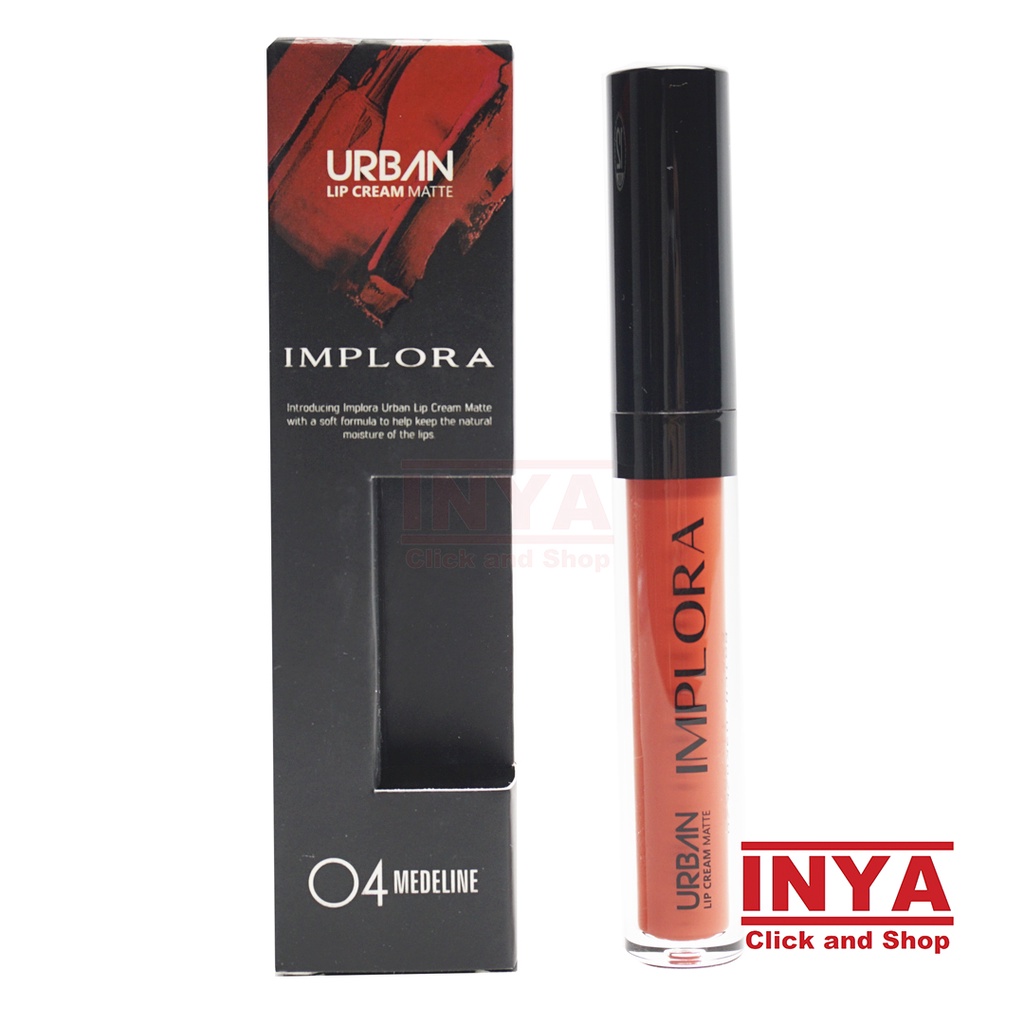 IMPLORA URBAN LIP CREAM MATTE 04 MEDELINE 2.9gr