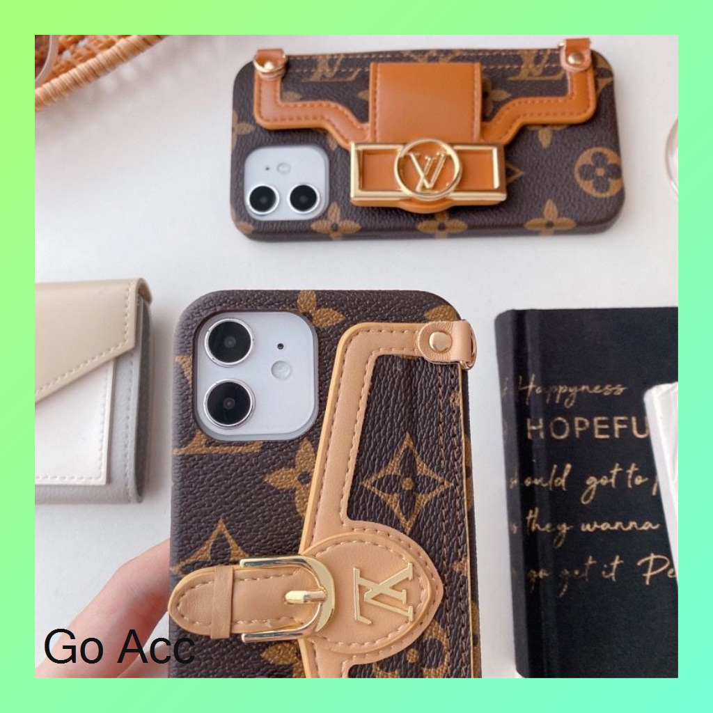 NEW Case Casing Tempat kartu dompet kecil mini case Iphone 6+ 6s+ 6sPlus 7+ 8+ 7plus plus 8plus X Xs Xr 11 Pro Max 12 Pro Max 13 charm pocket FH33