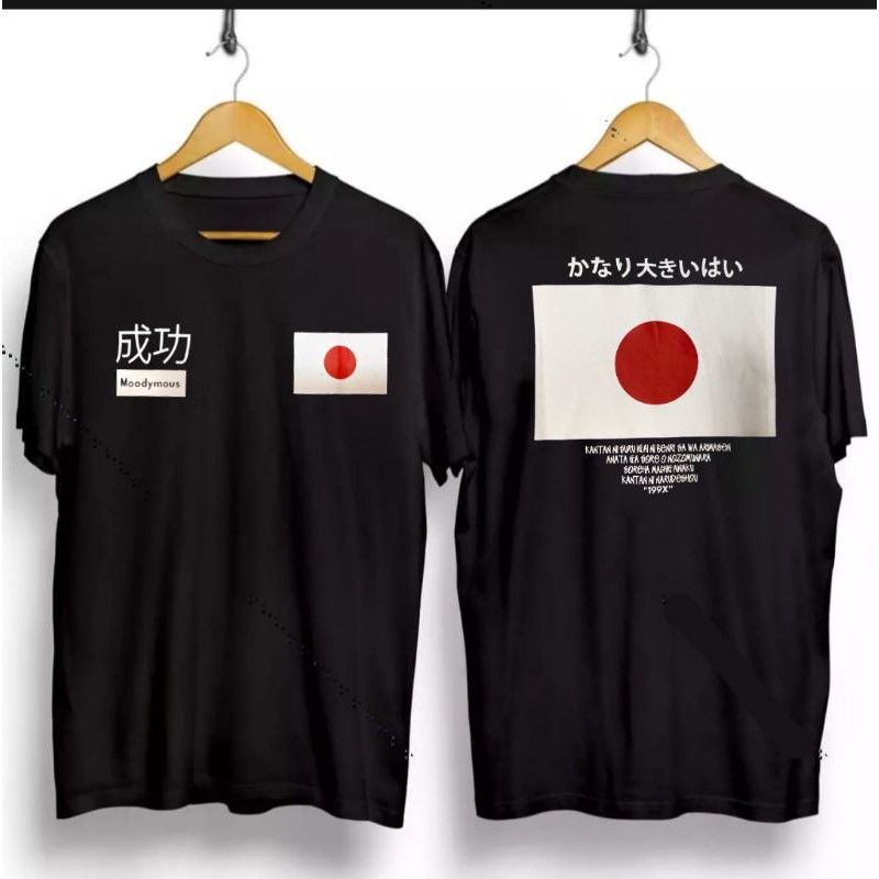 Kaos Gambar Bendera Jepang / Kaos Distro Gambar Bendera Jepang / Kaos Moodymaus / Kaos Distro / Kaos