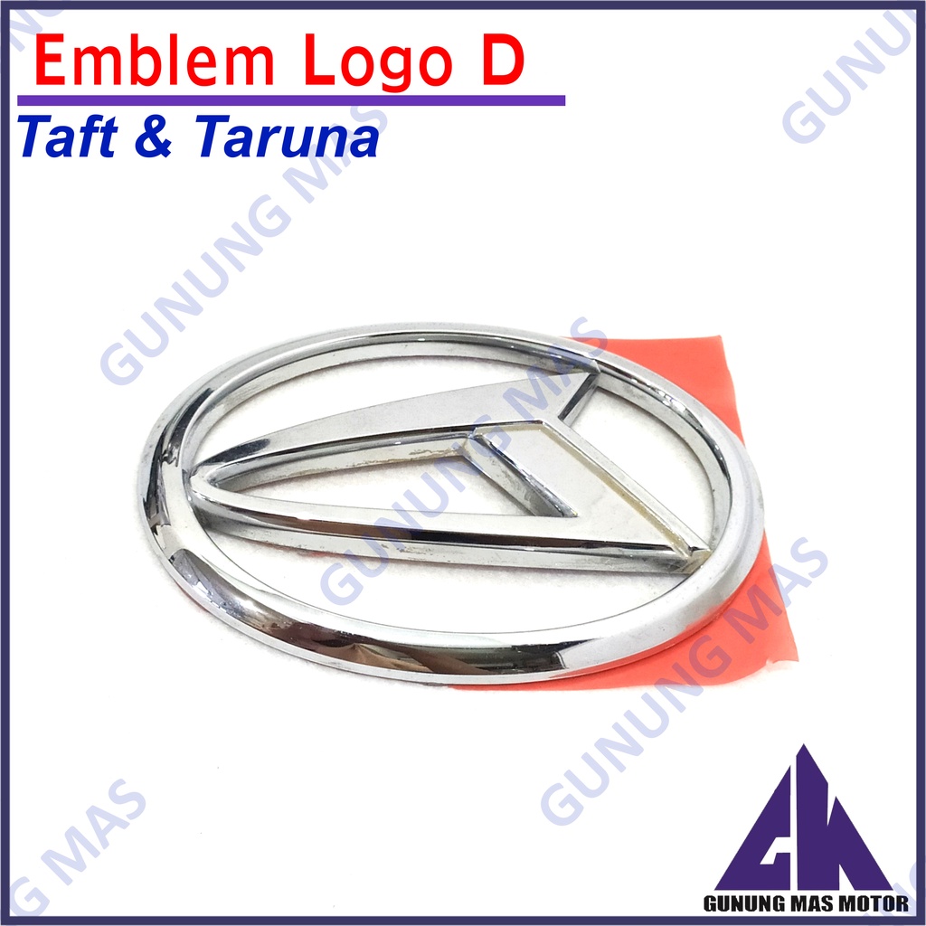 Emblem Logo D Untuk Mobil Daihatsu Taft Taruna Variasi Tempel