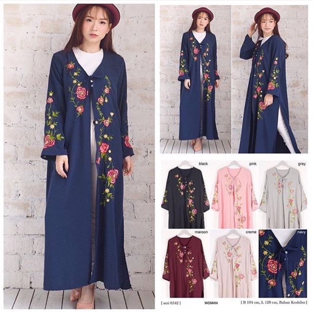 Nina outer kimono panjang