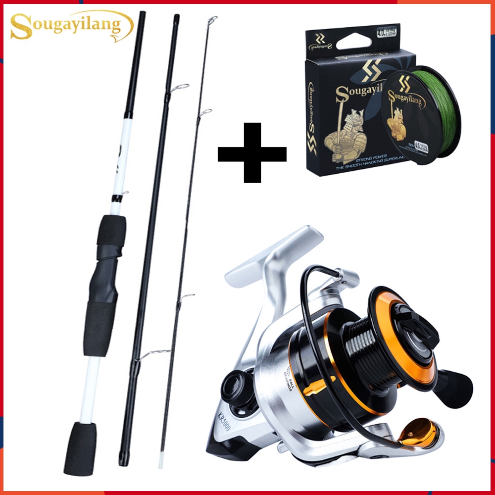 Cod Fishing Rod Dan Reel Set Casting Carbon Ultra Light Dengan Mini Spinning Blue Tackle 1 Shopee Indonesia