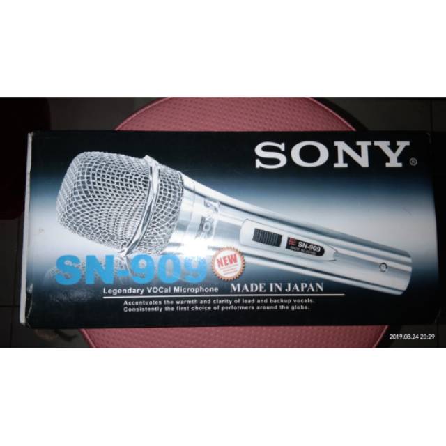 Vocal Microphone Sony SN909 SN-909 Mic kabel mikrofon karaoke Microphone SONY SN-909 New