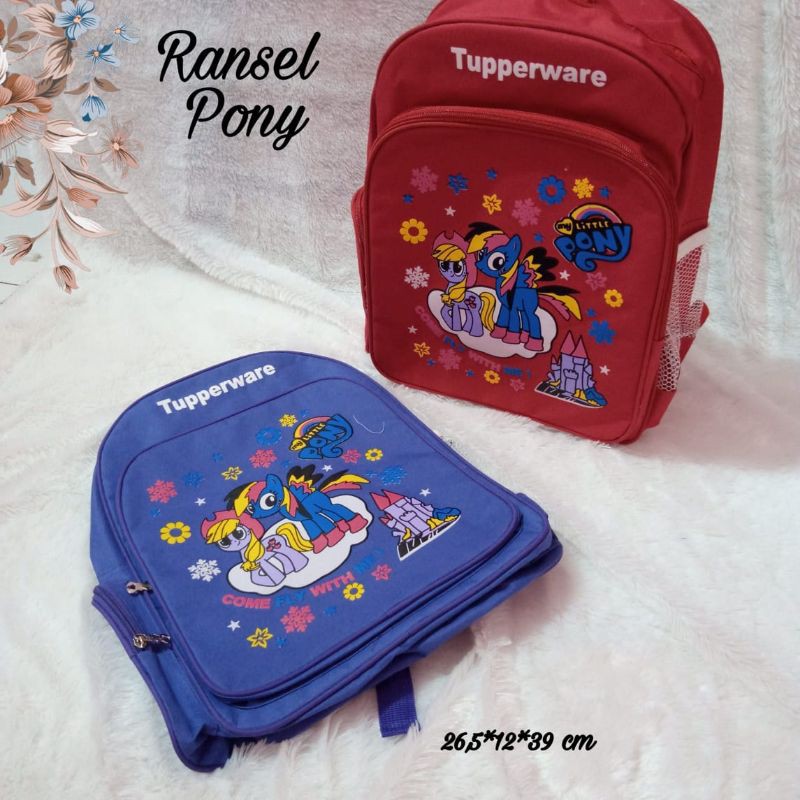 Tas Backpack My Little Pony / Tas My Little Pony Tupperware