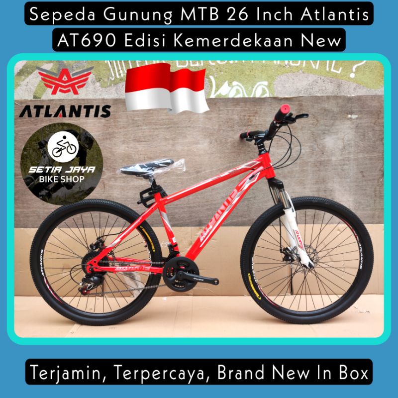 Sepeda Gunung MTB 26 Inch ATLANTIS AT 690 EDISI KEMERDEKAAN New