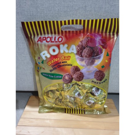 

TERLARIS ! ROKA WAFER BAL BOLA COKLAT KACANG MALAYSIA MURAH ISI 50 PCS