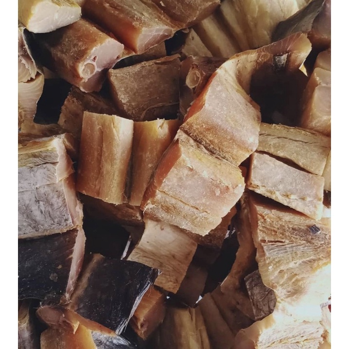 daging ikan kering tenggiri atau telang