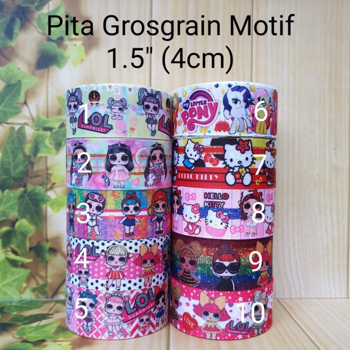 

Pita Grosgrain Motif Import 1.5" (4cm) 20 yard LOL hello kitty little - No.1 Limited