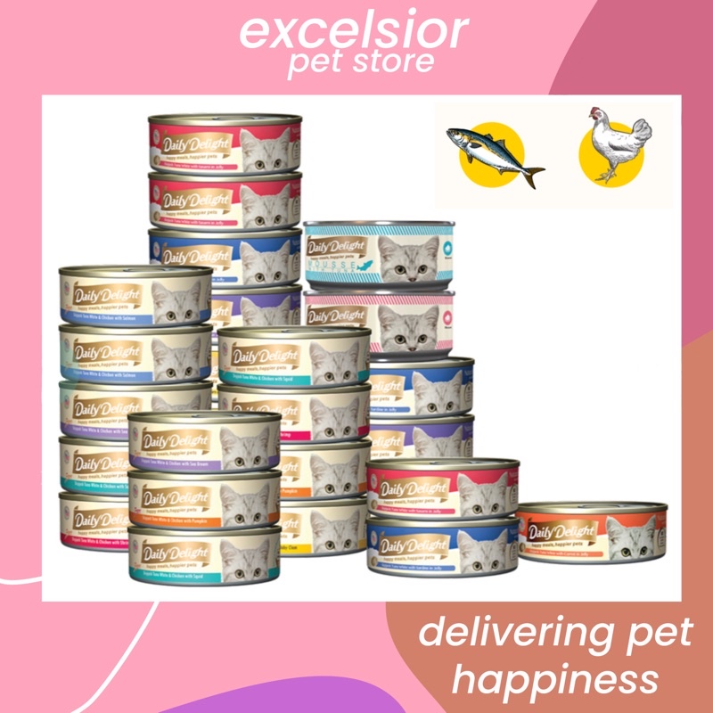 Daily Delight Cat Food / Makanan Kucing - Made in USA