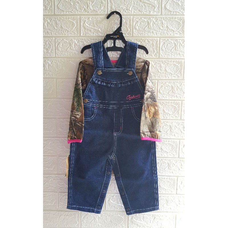 Overall set baby girl carhartt