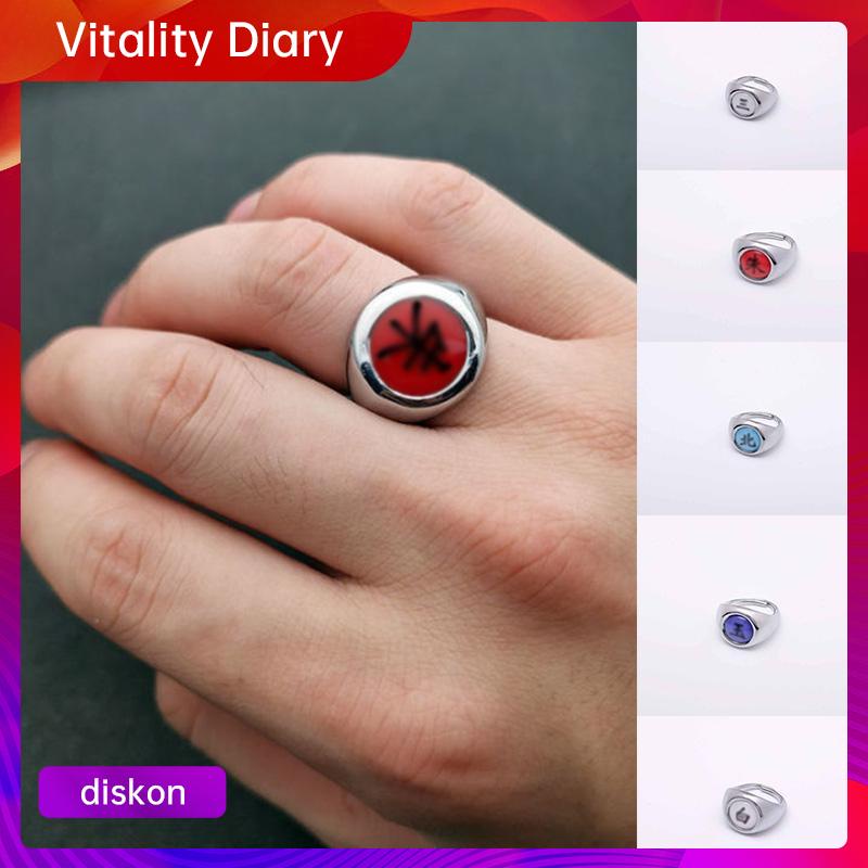 【COD❤️】Cosplay Anime Akatsuki Itachi Pain Orochimaru Cincin Untuk Pria / Wanita VDY