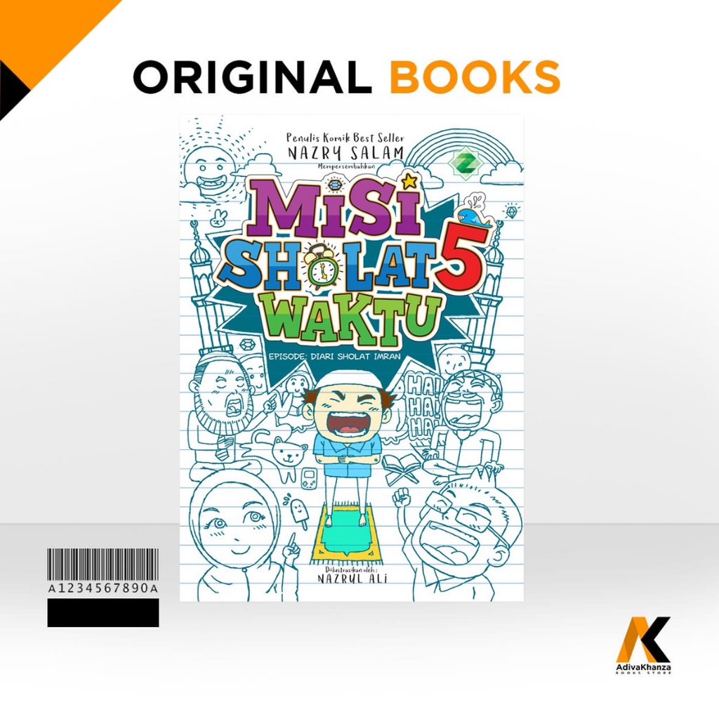 Komik Anak Islami - Misi Sholat Lima Waktu (Diari Sholat Imran)