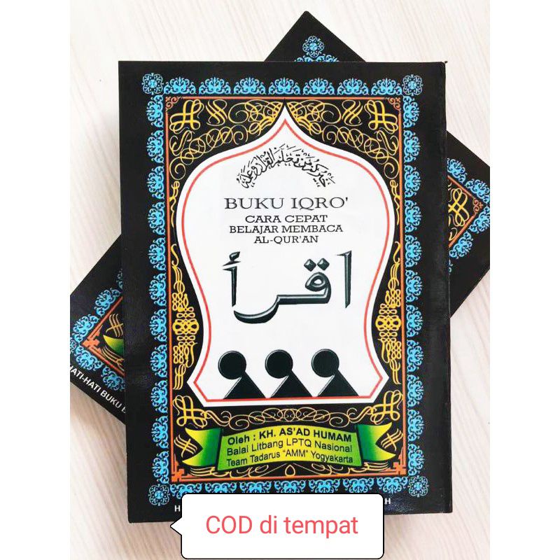IQRO BESAR JILID 1-6 MURAH GROSIR (15x21) + iqro dan juz amma